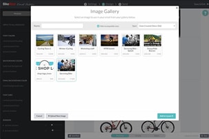 Screenshot: Image editor and gallery